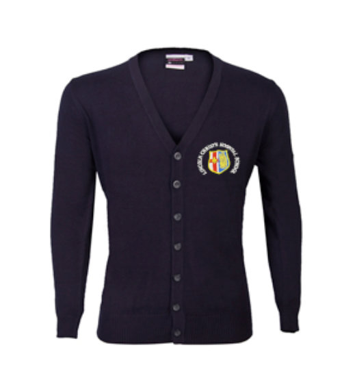 LCHS Lincoln Christ's Hospital School - GIRLS Navy Knitted School Cardigan