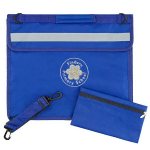 Findern Primary School - Deluxe Bookbag - Royal Blue