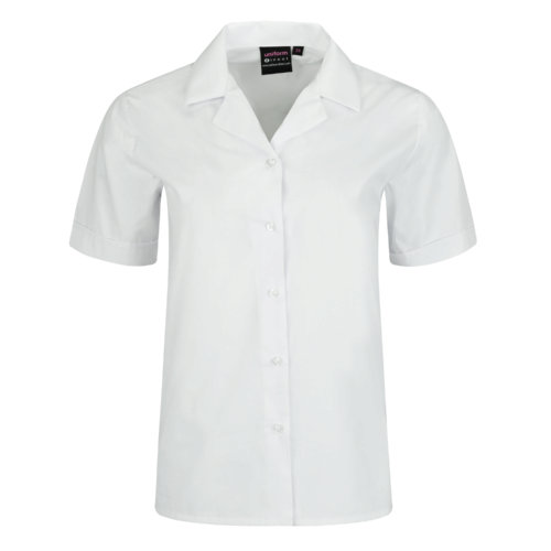 GIRLS White Revere Collar Blouse