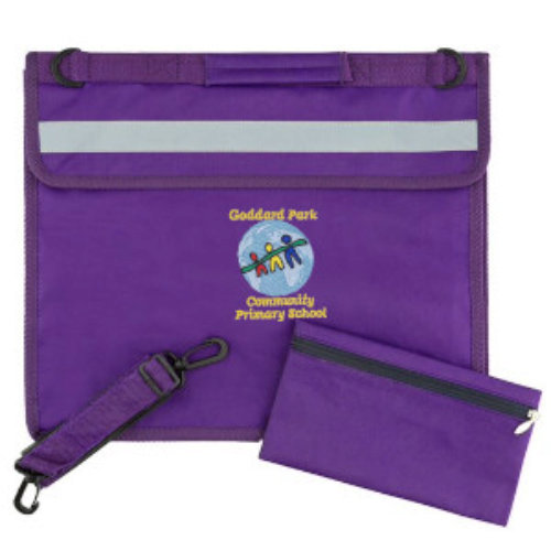Goddard Park Community Primary School - Deluxe Bookbag - Purple