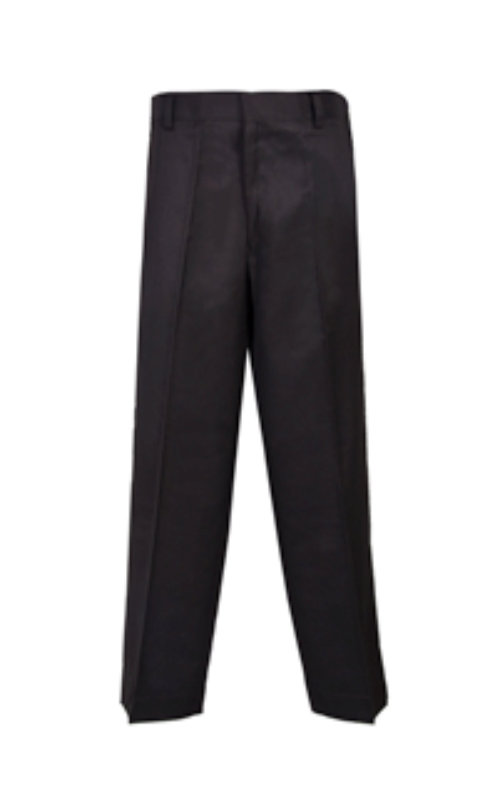 UD - Full Elastic Back Boys Generous Fit Trousers in Black