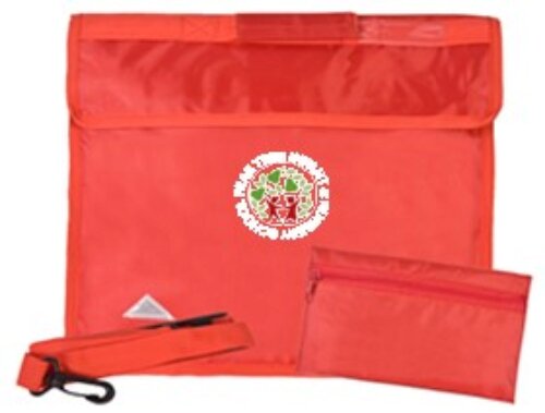 Pear Tree Infant School - Deluxe Bookbag - Red