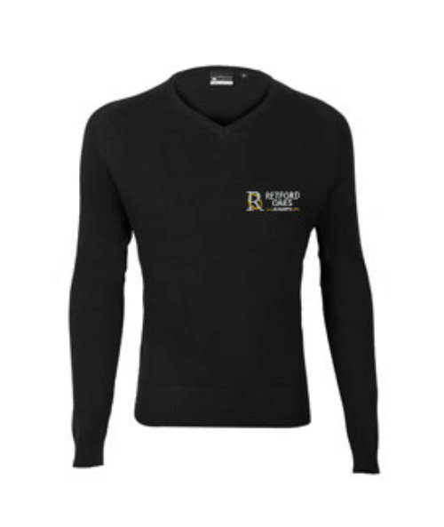 Retford Oaks Academy - Black V-Neck Knitted Jumper