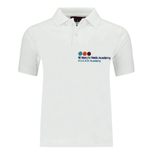 St Marys Fields Primary School - White Polo Shirt