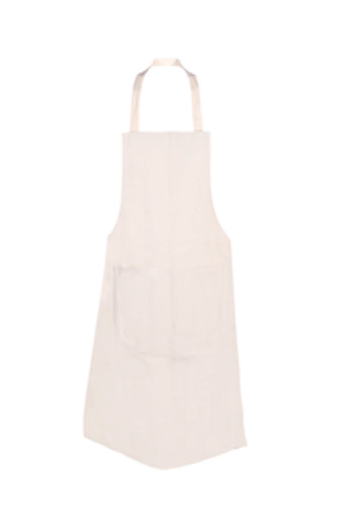 Cream School Apron