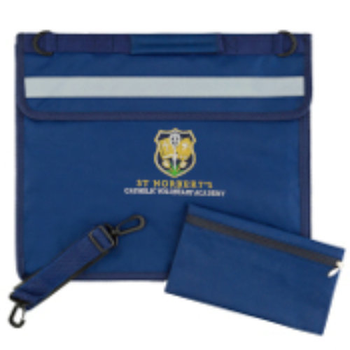 St Norbert's Catholic Primary School - Deluxe Bookbag - Navy Blue