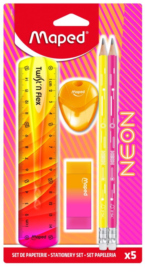 UD - Neon Sationary Set 5 Piece