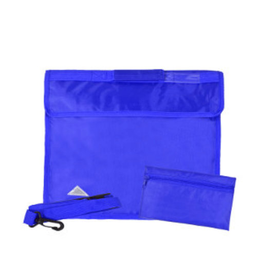Queen Mary Avenue Infant School - Deluxe Bookbag PR - Royal Blue