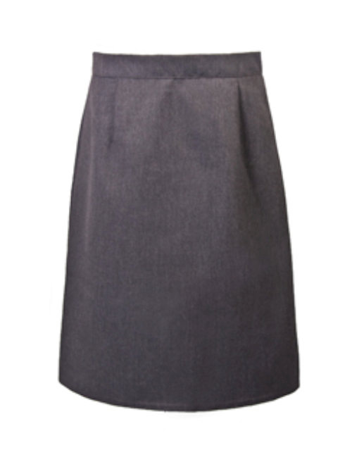New! LINED Straight Skirt in Grey