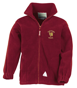 East Coker Community Primary School - Burgundy Fleece Jacket
