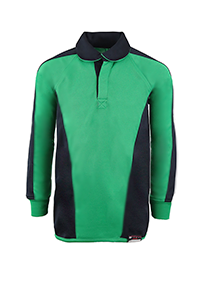 Reversible Airflow Rugby Top - EMERALD/ Navy