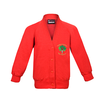 Enfield Academy - Red Cardigan