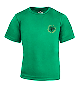 Evington Valley Primary School - PE T-Shirt - GREEN