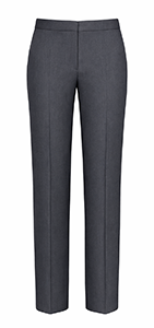 Youth - One Clip Trouser - Mid Grey