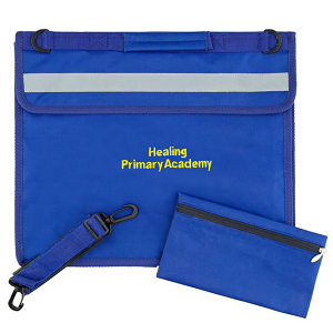 Healing Primary Academy - Royal Blue Deluxe BOOKBAG