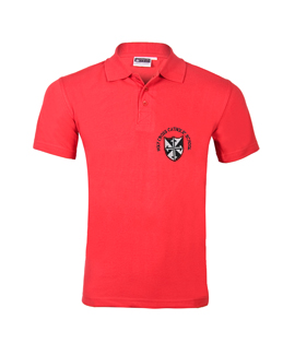 Holy Cross Catholic Primary School - Red Polo Shirt
