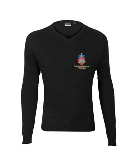 John Port Spencer Academy - Knitted V-Neck Jumper