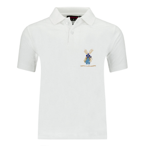 Leverton C of E Academy - White Polo Shirt