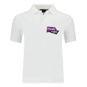 Nunsthorpe Oasis Academy - White Polo Shirt