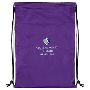 Queensmead Primary Academy PE BAG (Purple)