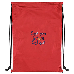 Shelton Infant School - Red PE Bag