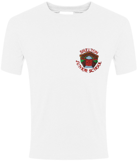 Shelton Junior School - White PE T-Shirt