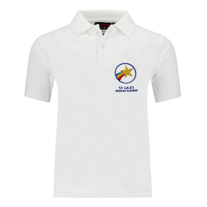 St Giles School - White Polo Shirt