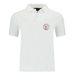 St Martins School - White Polo Shirt