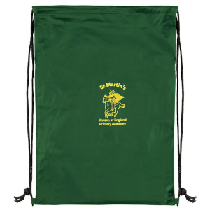St Martin's C of E Primary Academy - PE Bag - Bottle Green