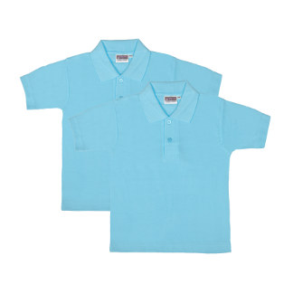 UD - Value SKY BLUE Polo Shirts - TWIN PACK
