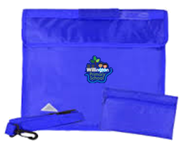 Willington Primary School - Deluxe Bookbag - Royal Blue