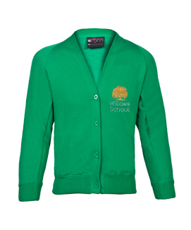 Willows School - Emerald Green Cardigan