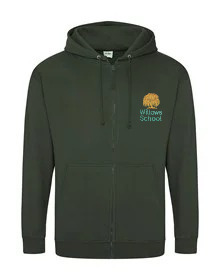 Willows School - Forest Green Zoodie